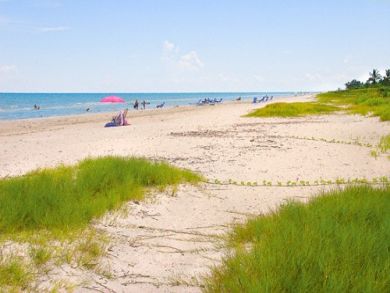 Sandy beach